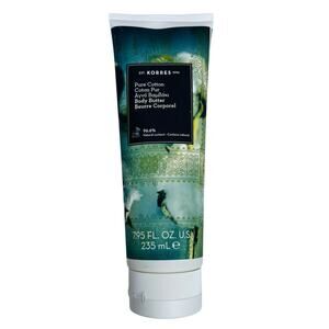Korres pure cotton body butter 7.95 Fl Oz 235 mL New Sealed